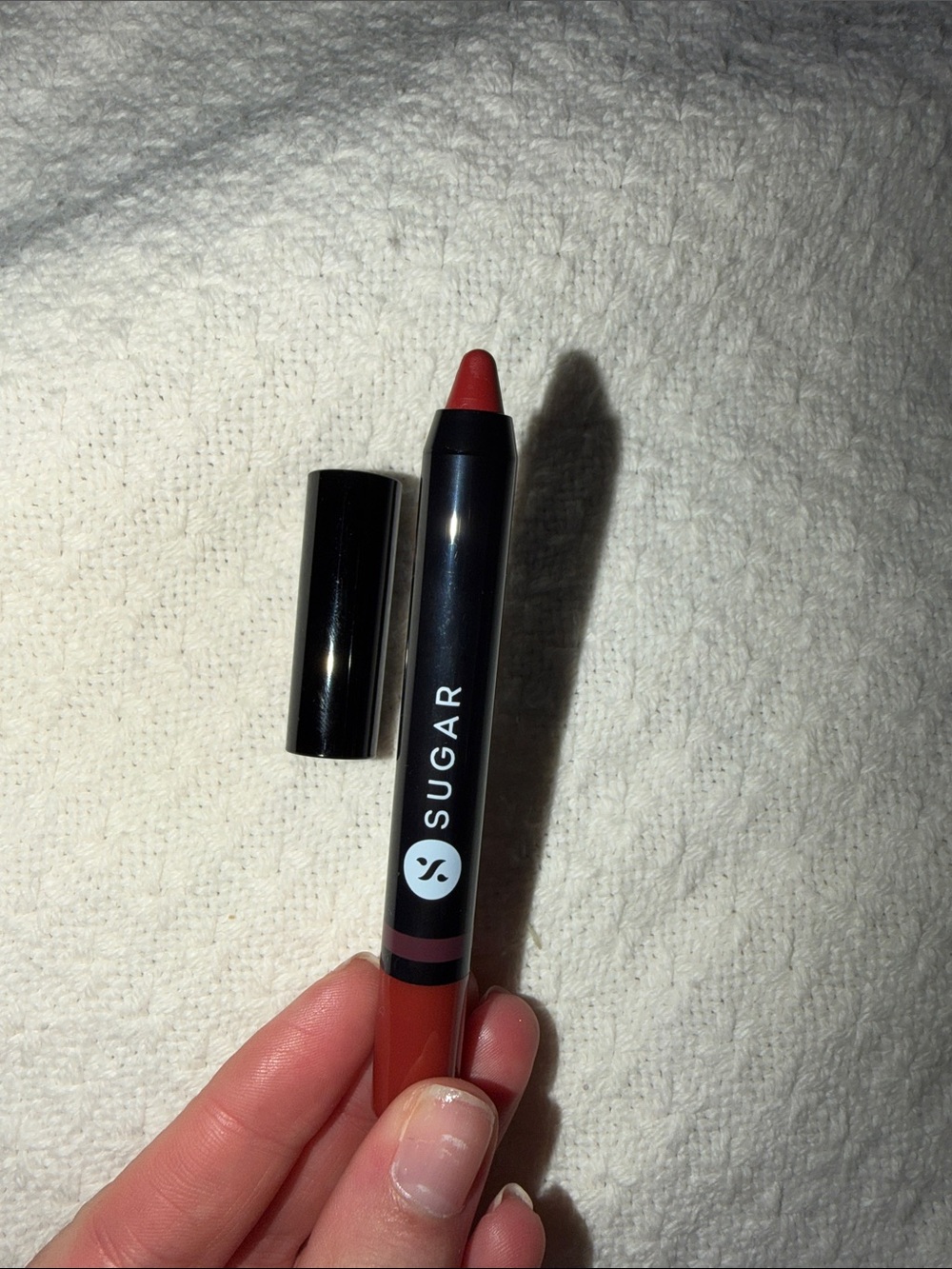 SUGAR Lip Crayon in Warm Rose-Mauve